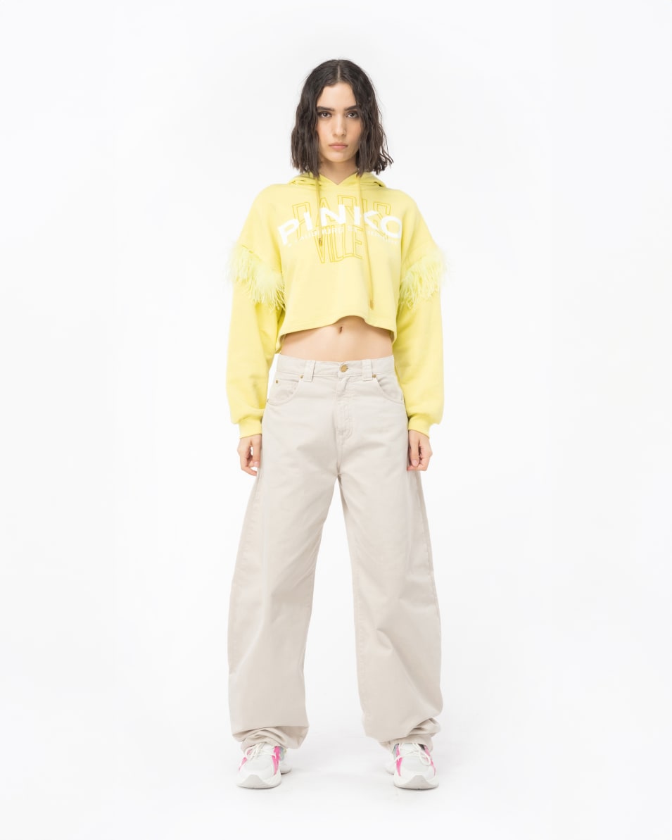 Pinko Sweatshirt PINKO Cities Mit Federn