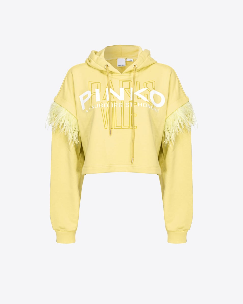 Pinko Sweatshirt PINKO Cities mit Federn