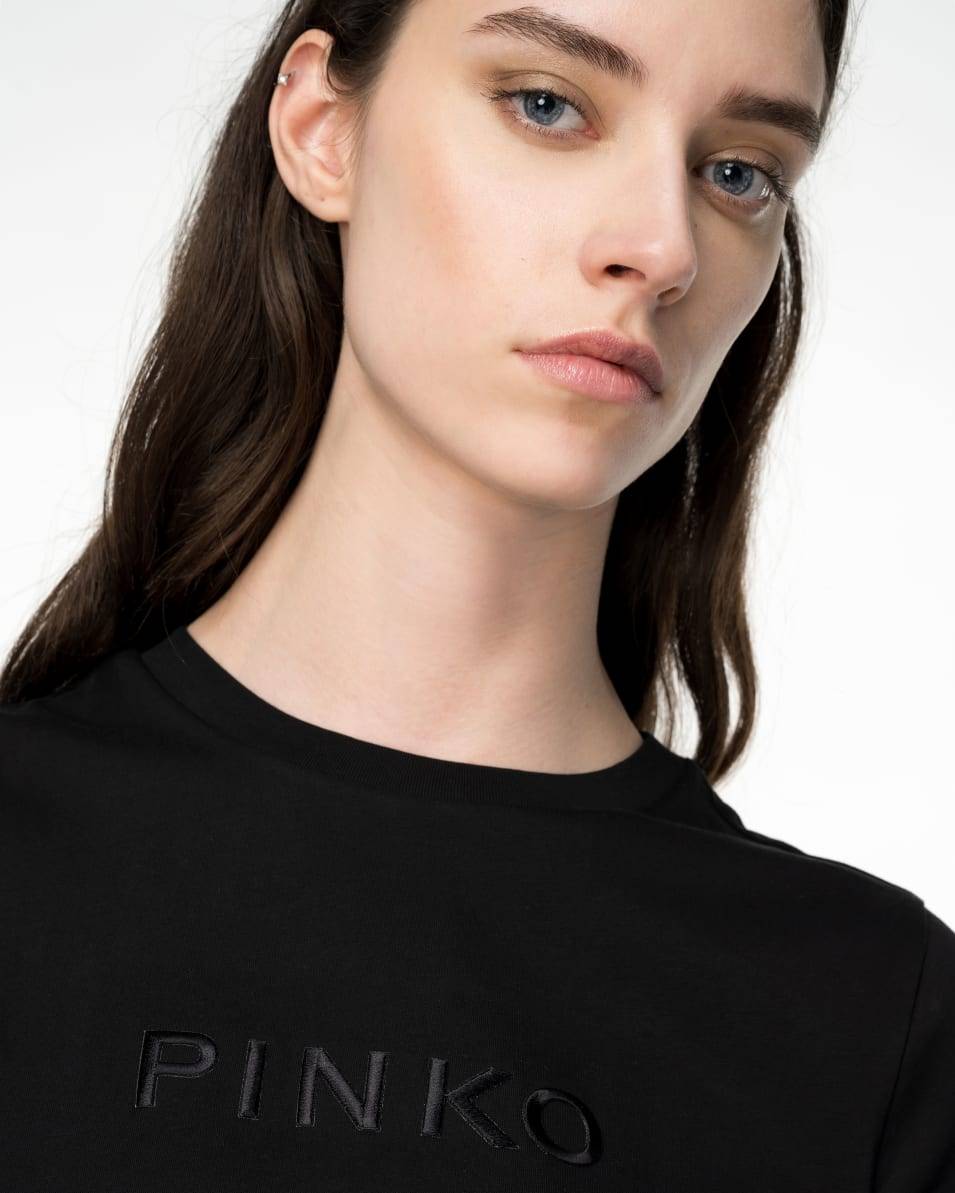 Pinko T-Shirt Logostickerei PINKO