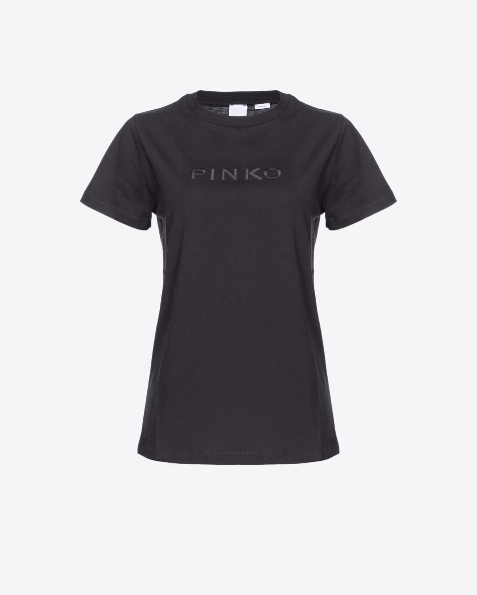 Pinko T-Shirt Logostickerei PINKO