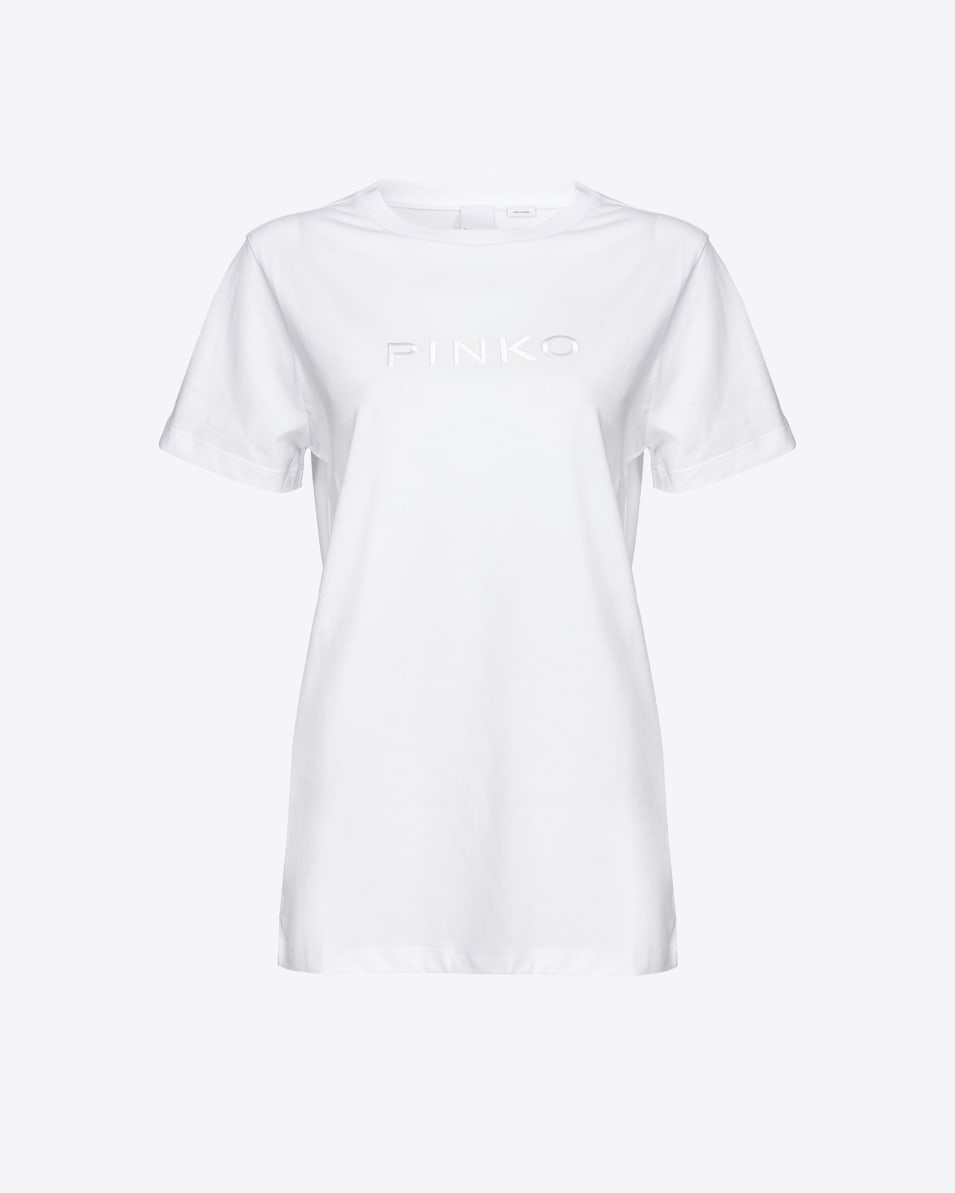 Pinko T-Shirt Logostickerei PINKO