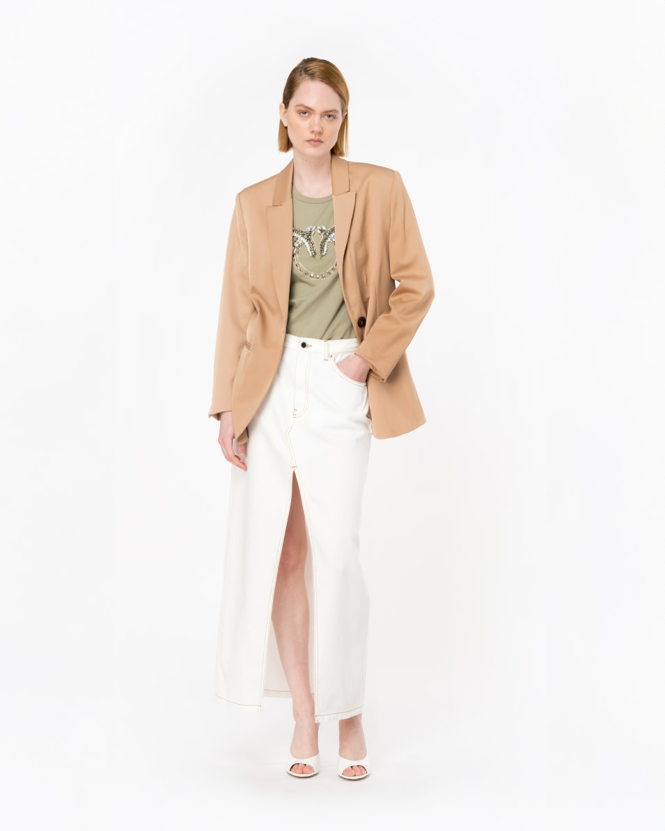 Pinko T-Shirt Mit Love Birds-Stickerei