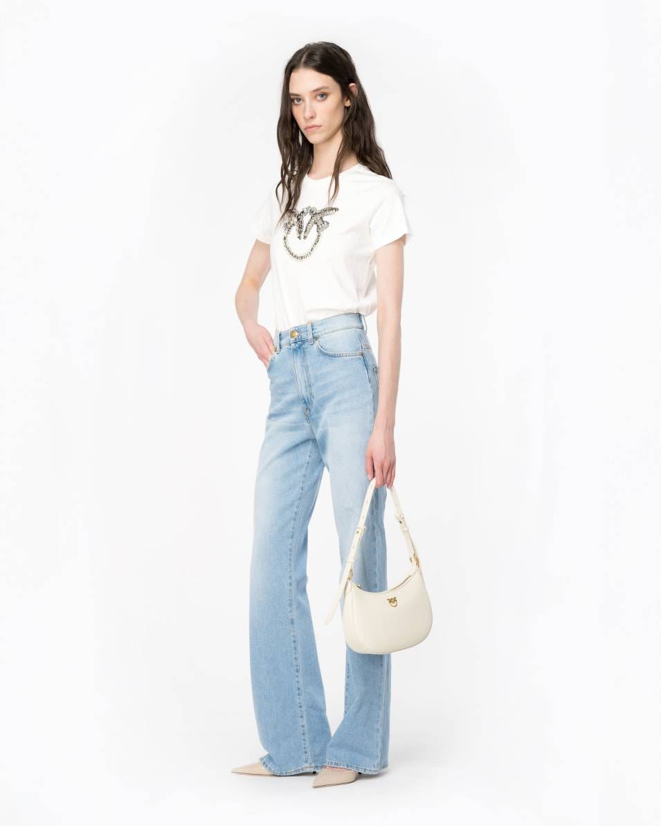 Pinko T-Shirt Mit Love Birds-Stickerei