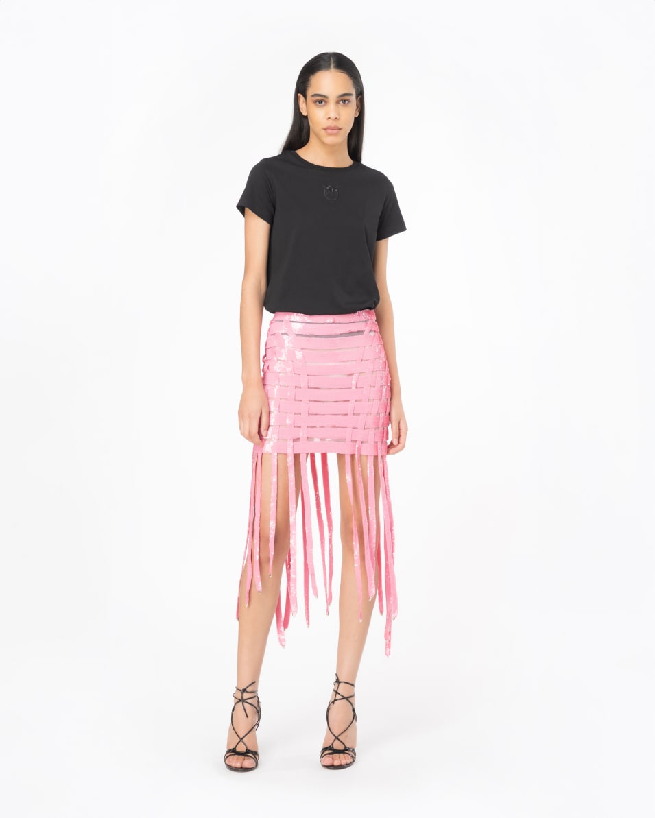 Pinko T-Shirt Mit Love Birds-Stickerei