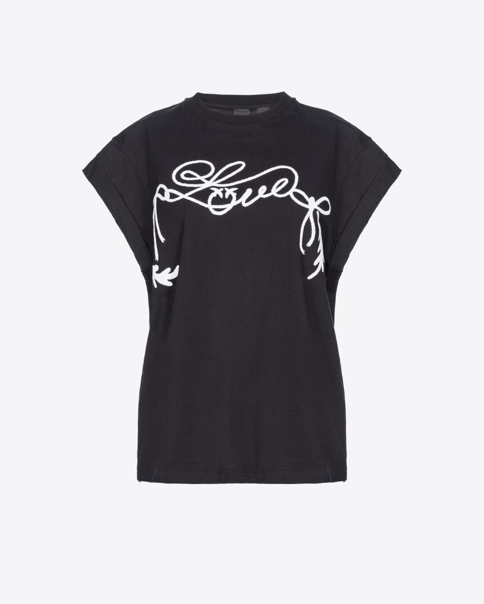 Pinko T-Shirt Mit Love-Print