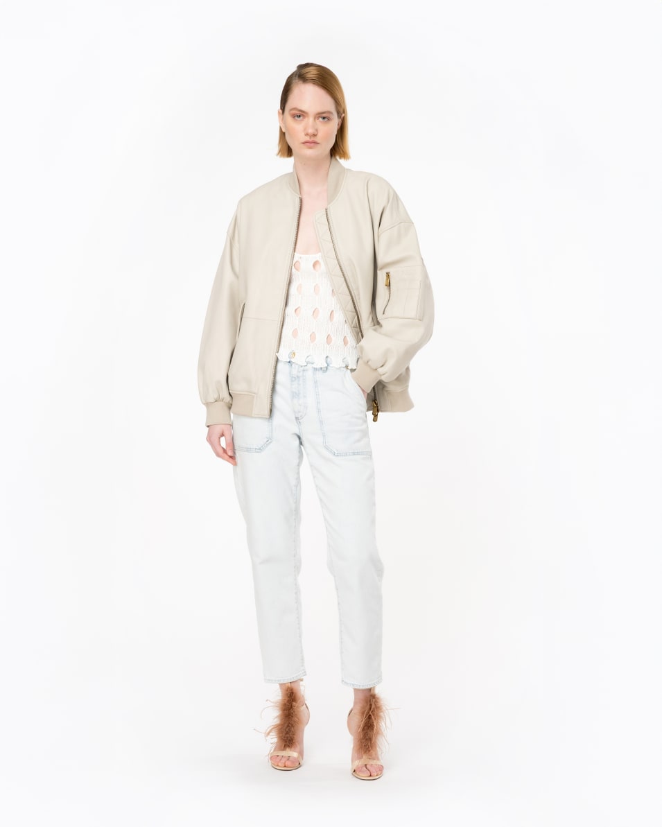 Pinko Tanktop Aus Lochstrick