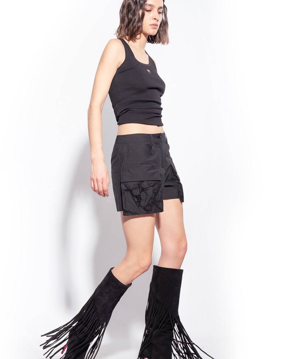 Pinko Tanktop Mit Love Birds-Stickerei