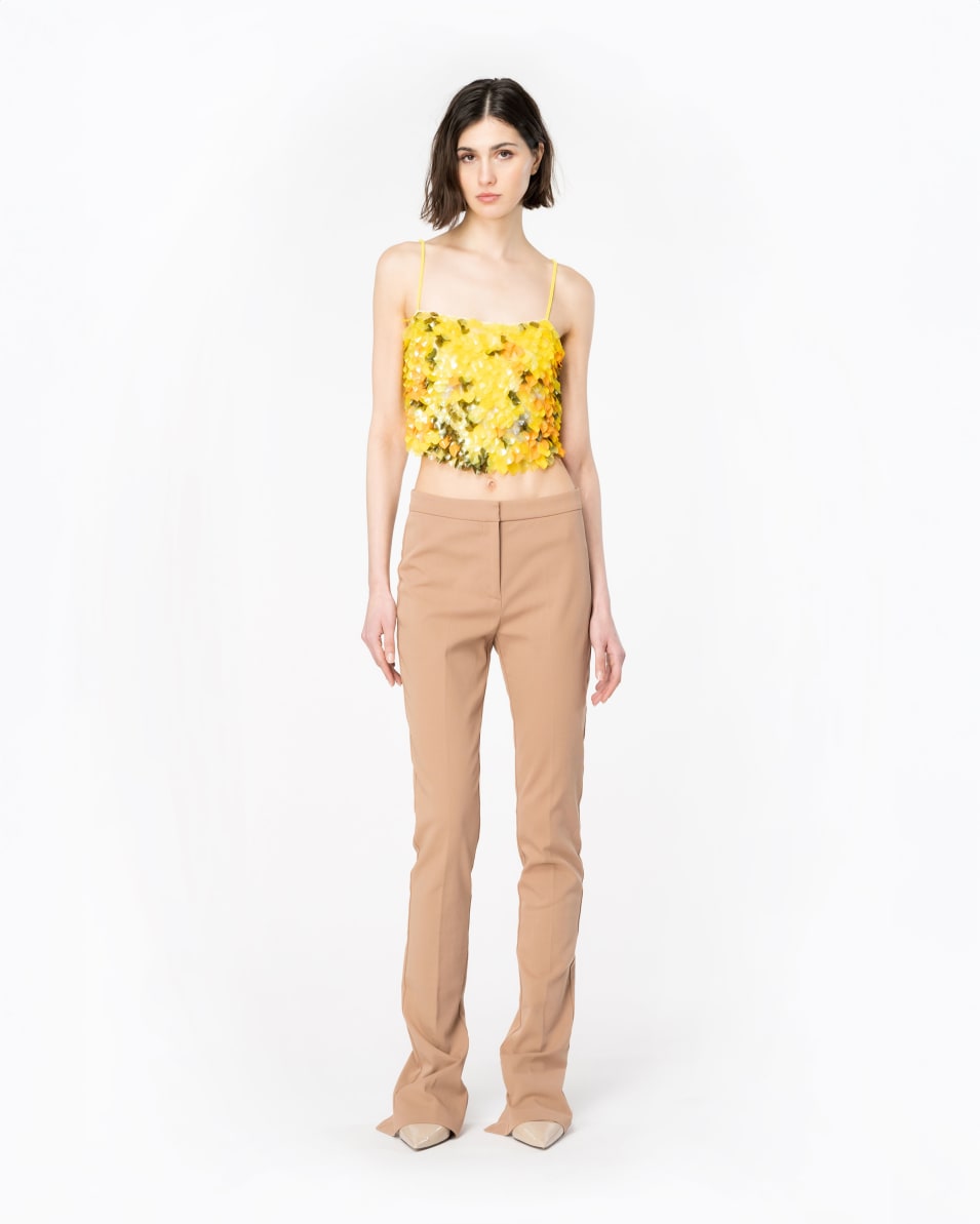 Pinko Top Mit Crinkle-Pailletten