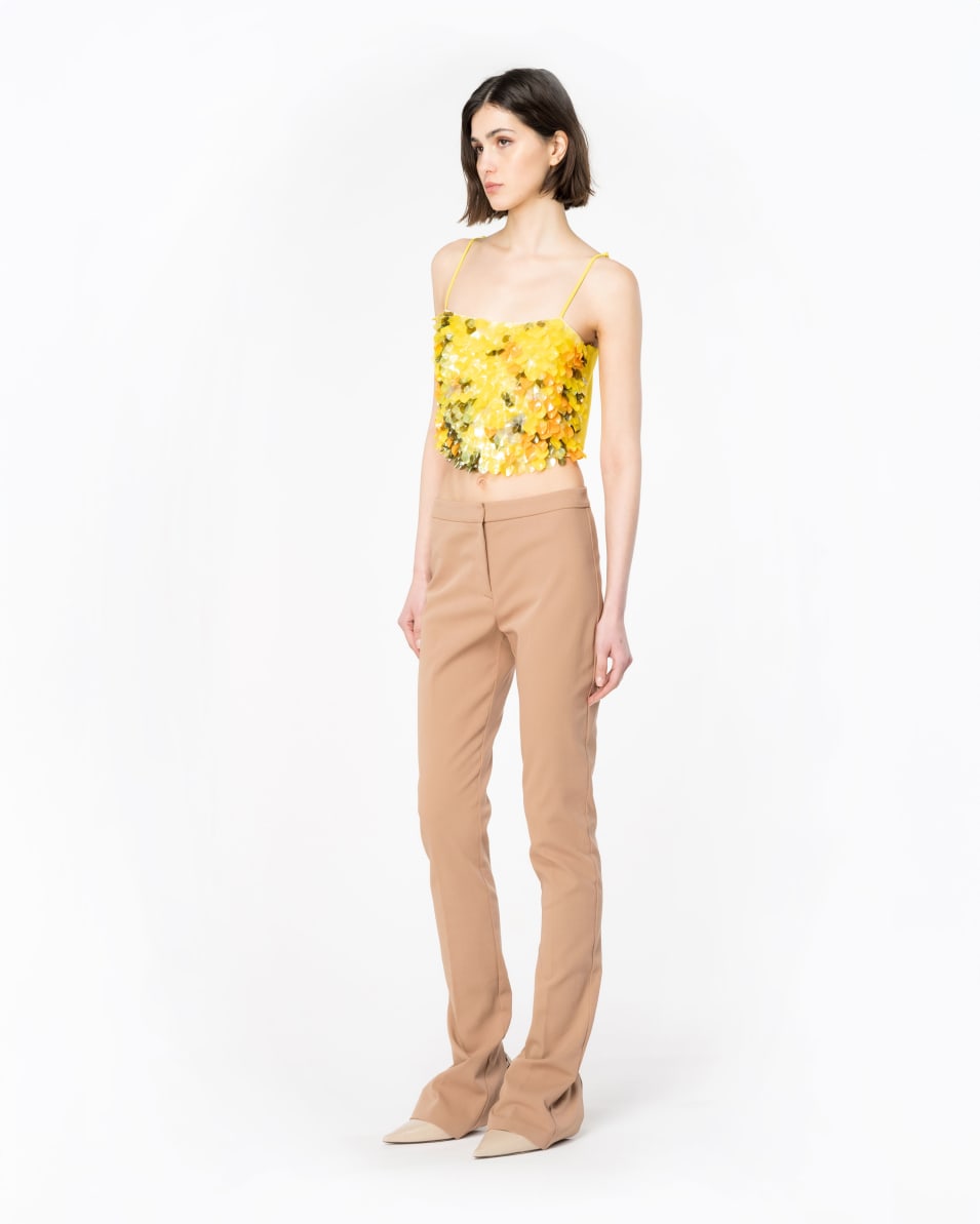 Pinko Top Mit Crinkle-Pailletten