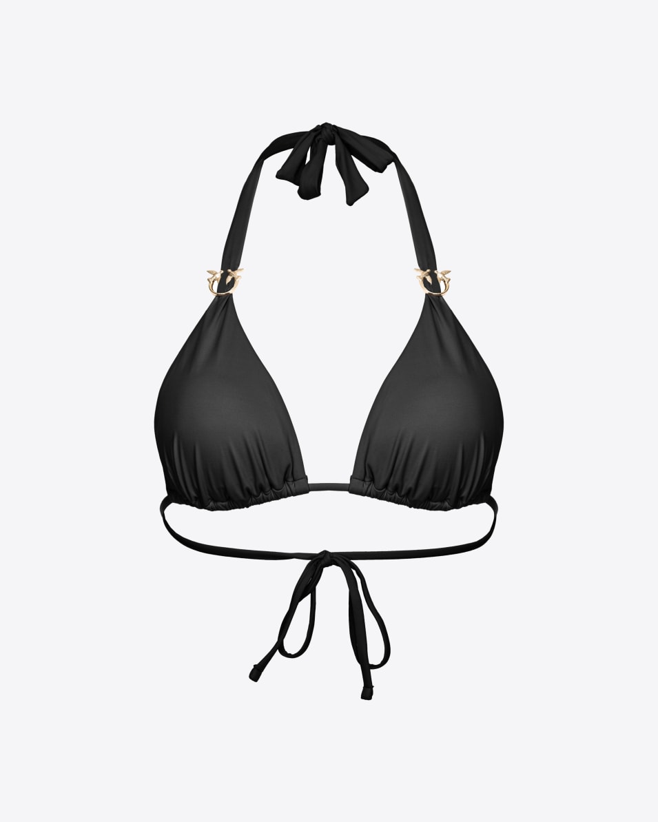 Pinko Triangel-Bikinioberteil Schließe Love Birds