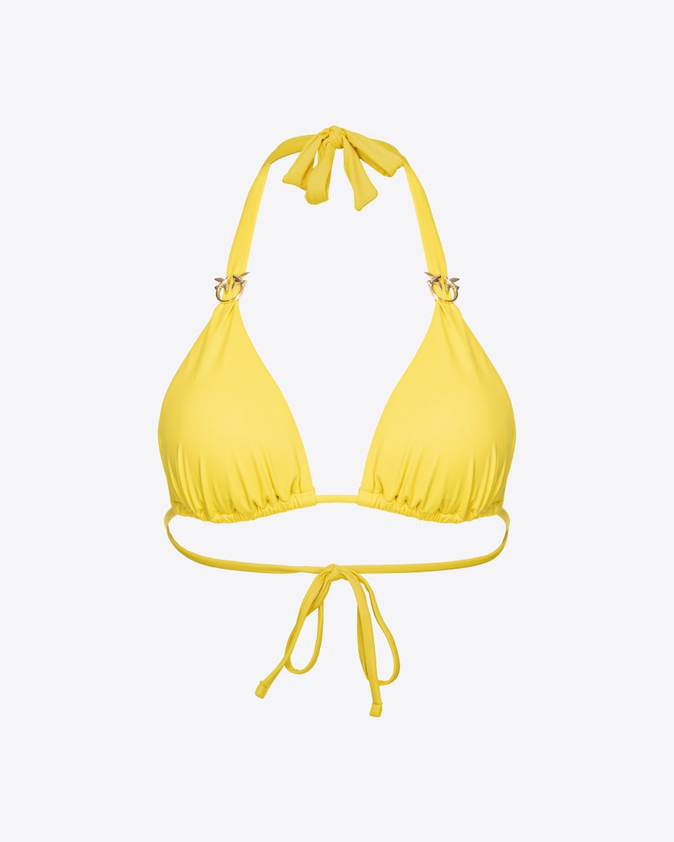 Pinko Triangel-Bikinioberteil Schließe Love Birds