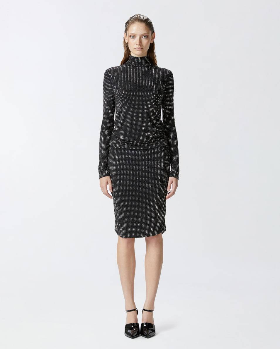 Pinko Turtleneck Sweater In Full Jersey