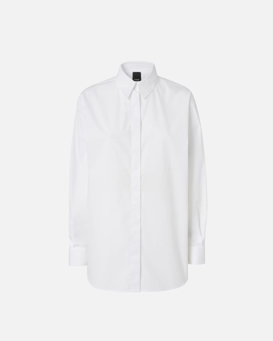 Pinko Übergroßes Popeline-Hemd