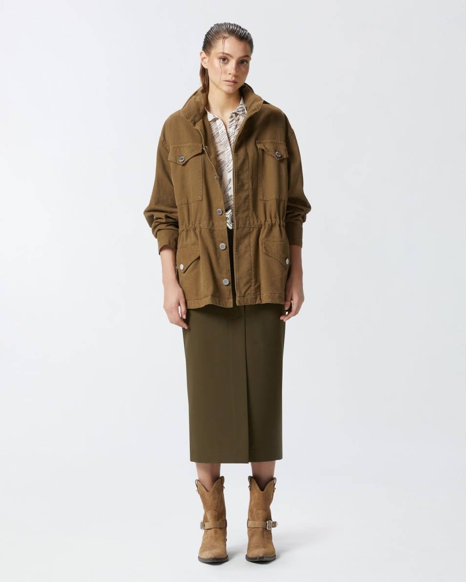 Pinko Utility-Hemdjacke Aus Baumwolle