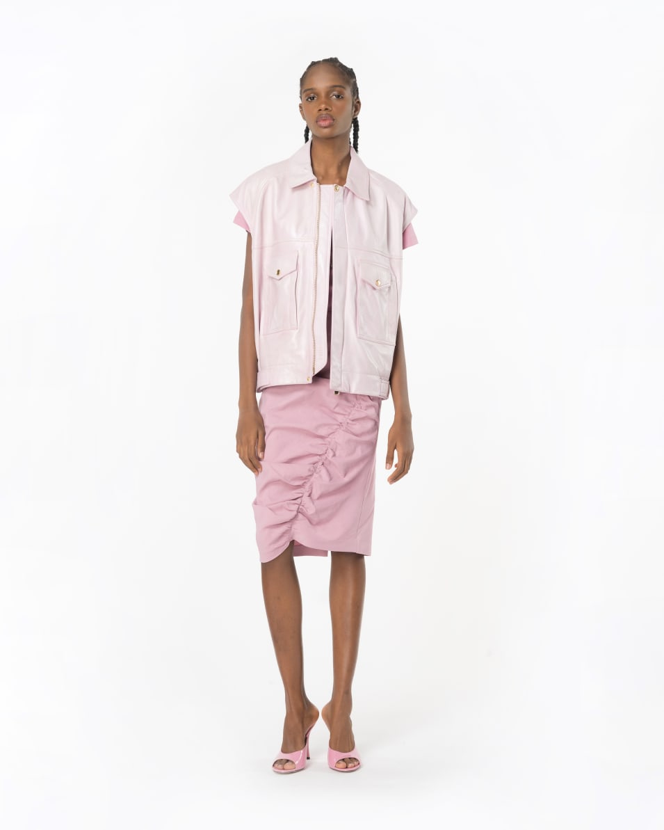 Pinko Vintage-Lederweste