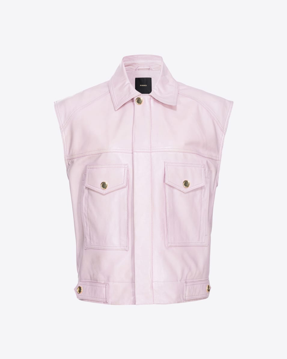Pinko Vintage-Lederweste
