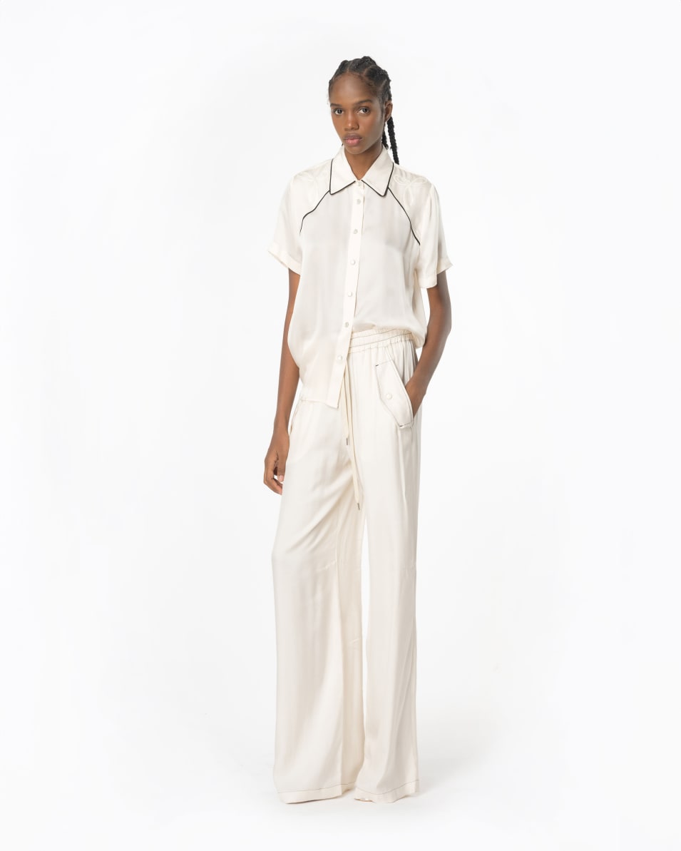 Pinko Weite Hose Aus Twill