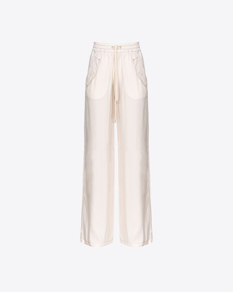 Pinko Weite Hose aus Twill