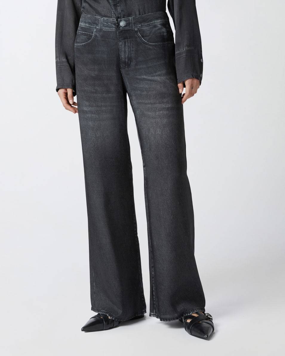Pinko Weite Hose In Jeans-Optik