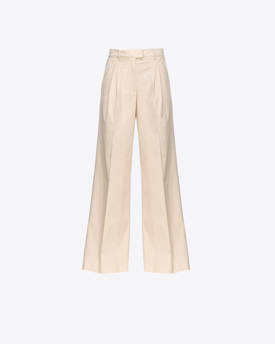 Pinko Wide-Leg-Hose aus Cavalry-Gewebe