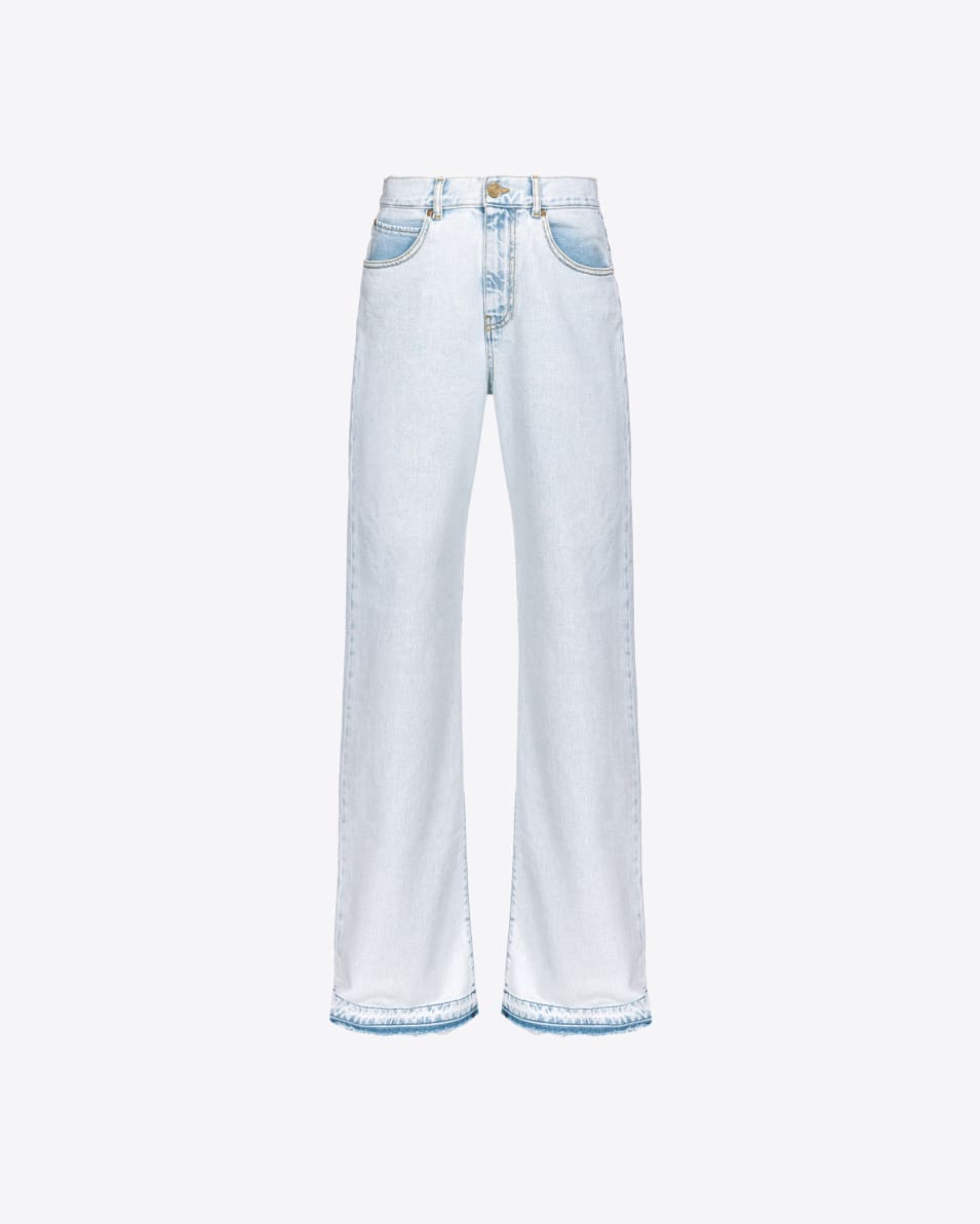 Pinko Wide-Leg-Jeans Denim hell