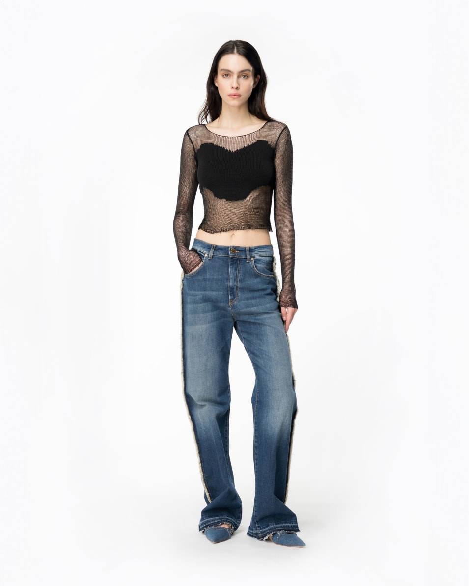 Pinko Wide-Leg-Jeans Mit Cut-out