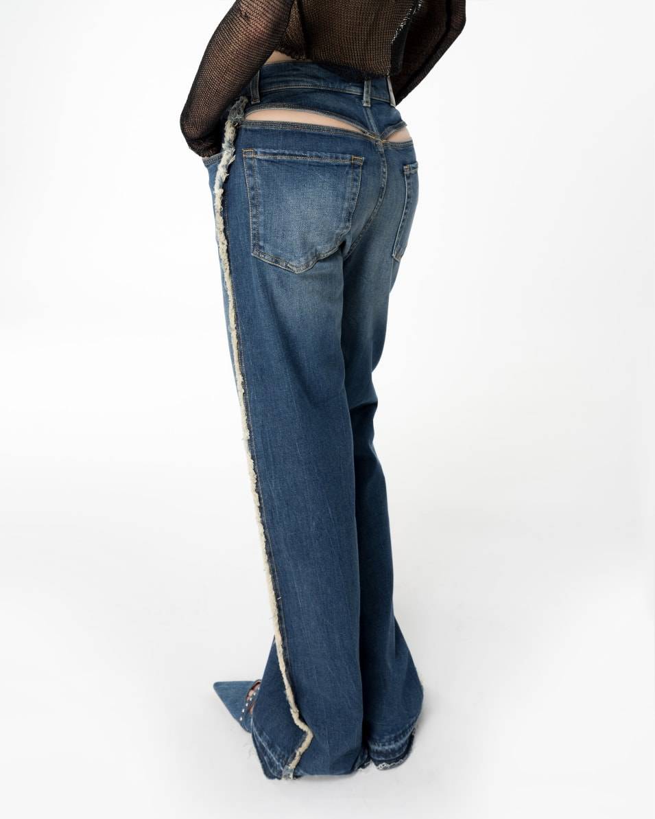 Pinko Wide-Leg-Jeans Mit Cut-out