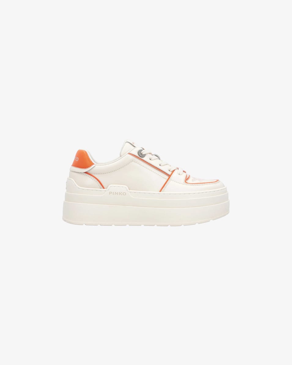Pinko Zweifarbige Plateau-Sneakers