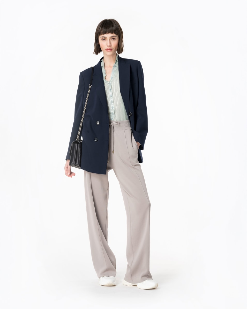 Pinko Zweireihiger Blazer Aus Wollmix