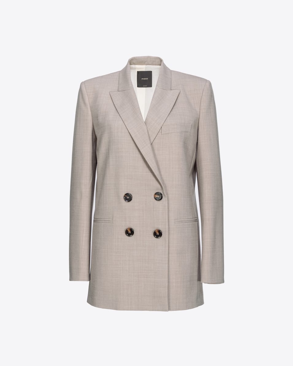 Pinko Zweireihiger Blazer aus Wollmix