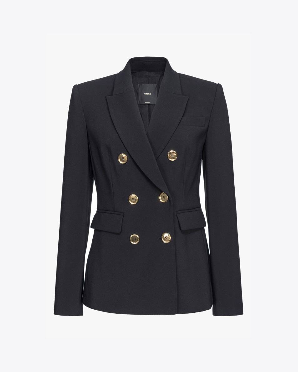 Pinko Zweireihiger Blazer mit Metallknöpfen