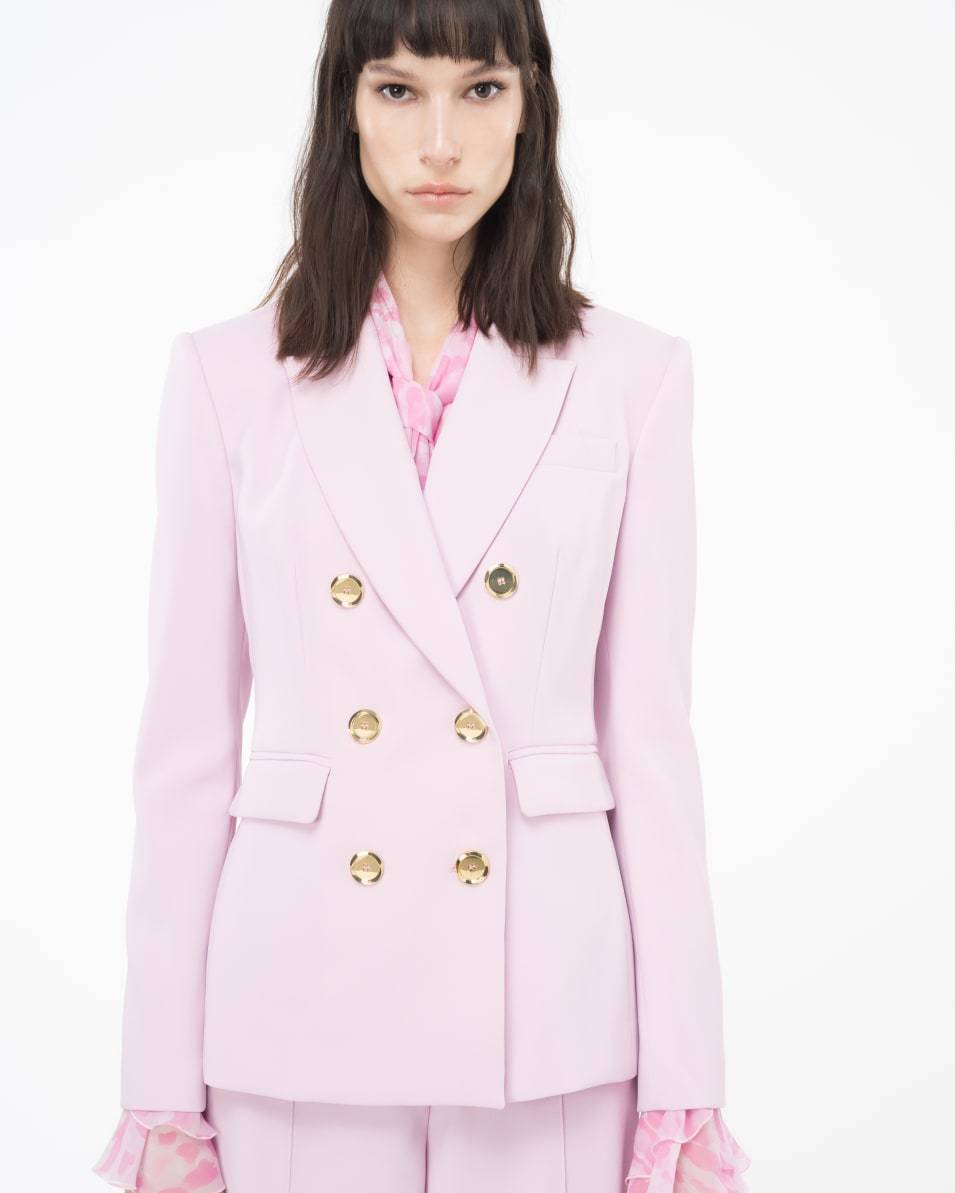 Pinko Zweireihiger Blazer Mit Metallknöpfen