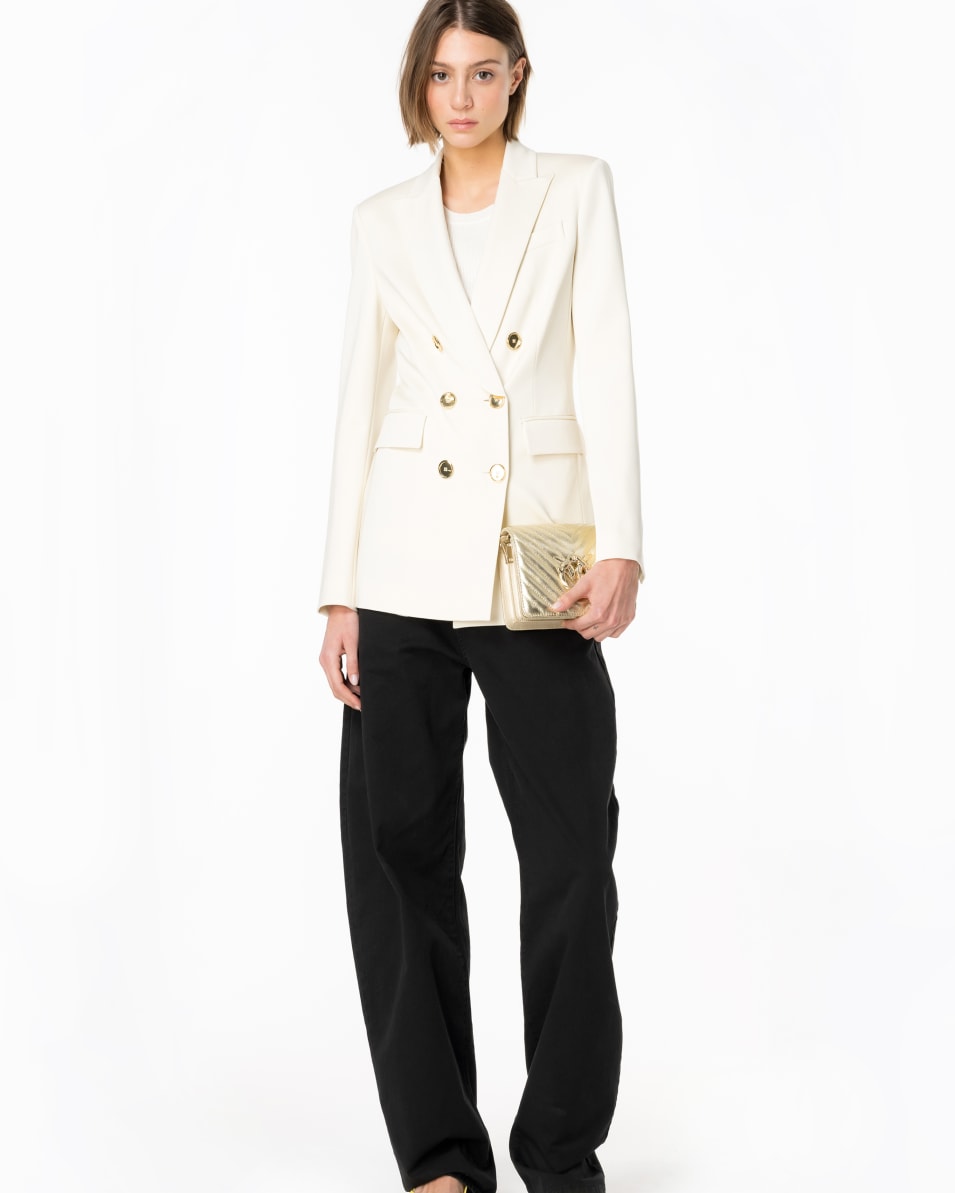 Pinko Zweireihiger Blazer Mit Metallknöpfen