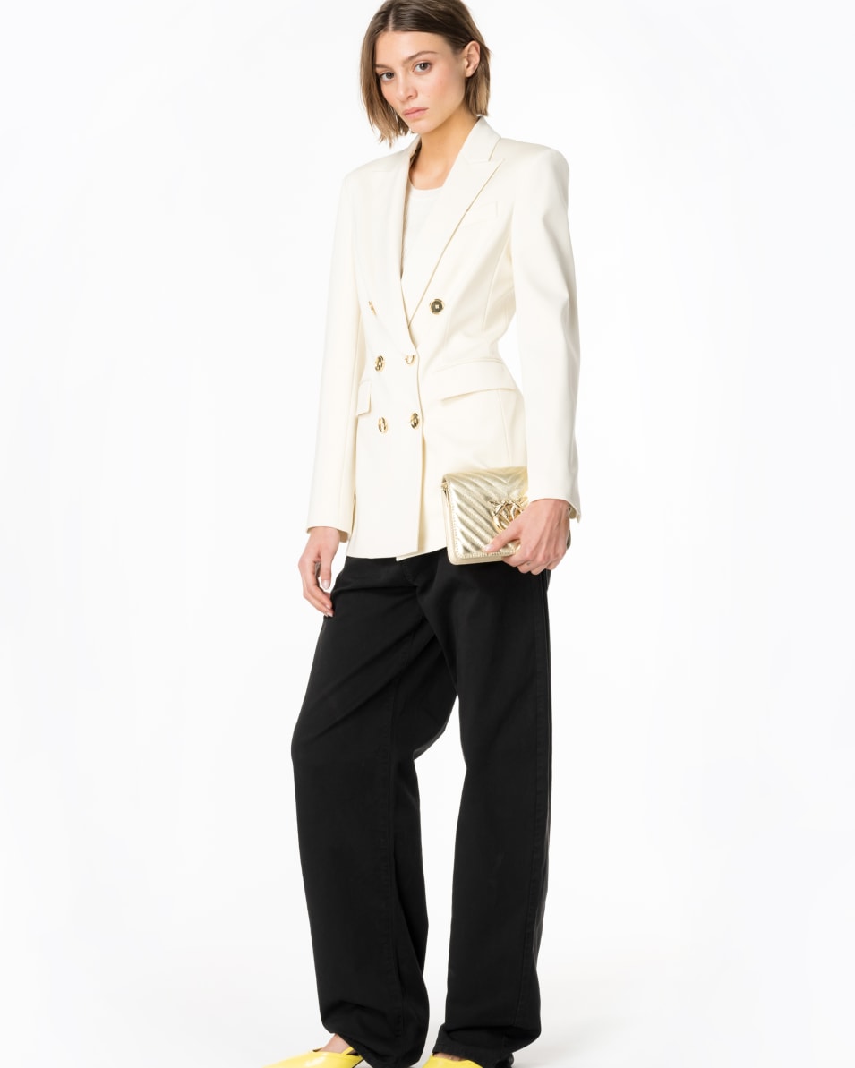 Pinko Zweireihiger Blazer Mit Metallknöpfen