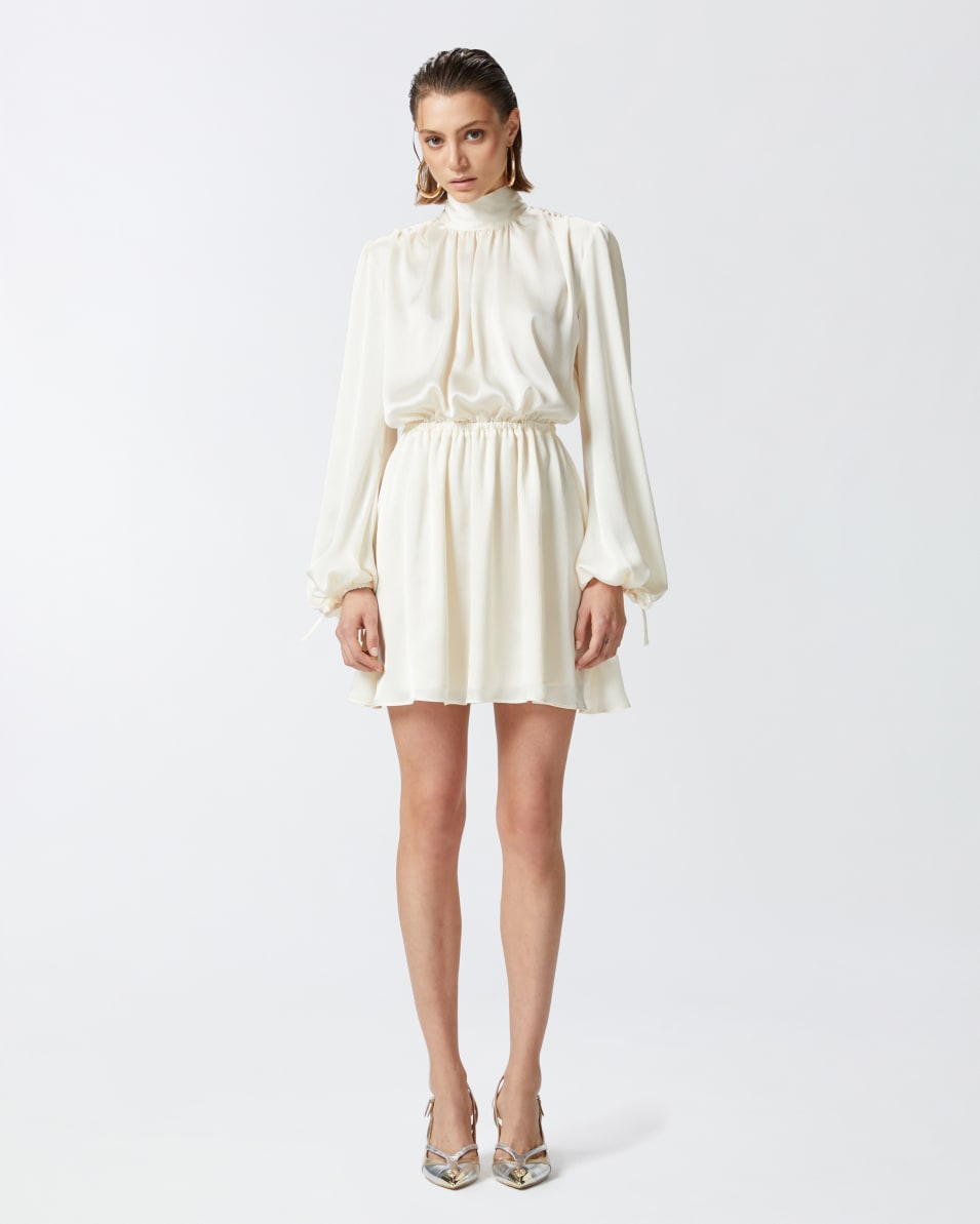 Pinko Rückenfreies Minikleid In Strukturierter Optik