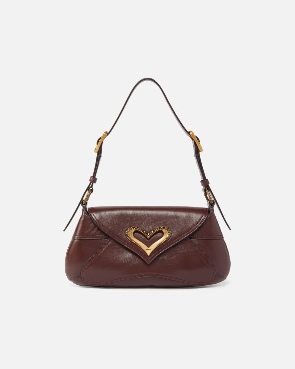 Pinko Schultertasche 520 Bag aus Leder in Vintage-Optik