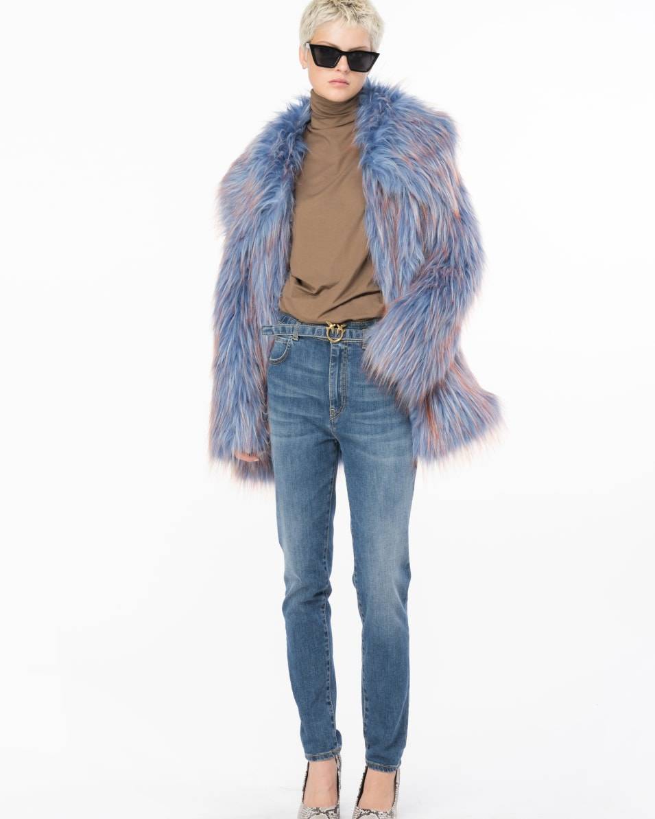 Pinko Skinny Jeans Aus Stretch-Denim In Vintage-Optik