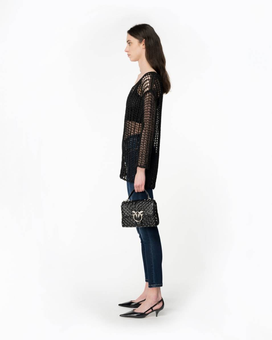 Pinko Skinny Jeans Stretch-Denim Mit Stickerei Auf Der Rückseite