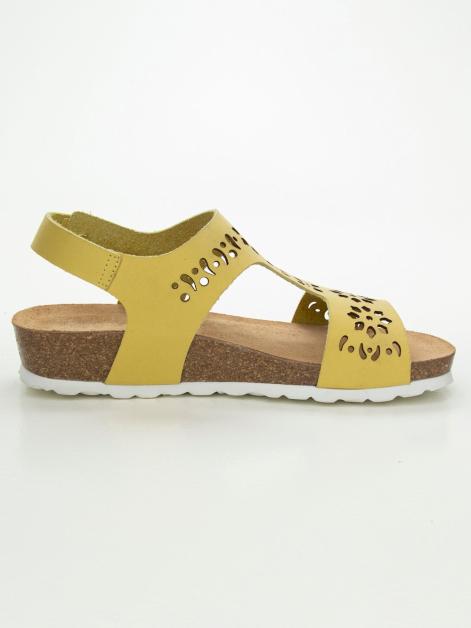 Naturläufer Bio-Keilsandale Mit Lasercut Im Blumenmuster Artikelnummer: 1828696.00001