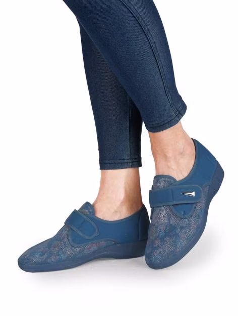 Naturläufer Hausschuhe mit verstellbarem Klettverschluss Artikelnummer: 1543019