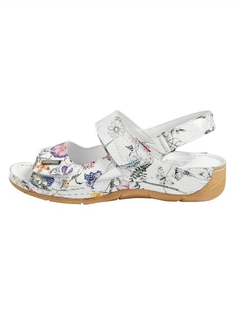 Naturläufer Sandalen Mit Blumenmotiv Artikelnummer: 1578122