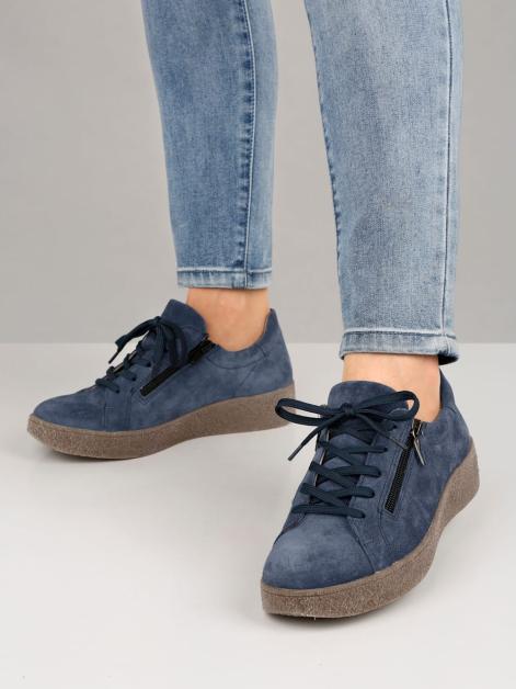 Naturläufer Schnürschuh Mit Zusätzlichen Reißverschlüssen Artikelnummer: 1905567