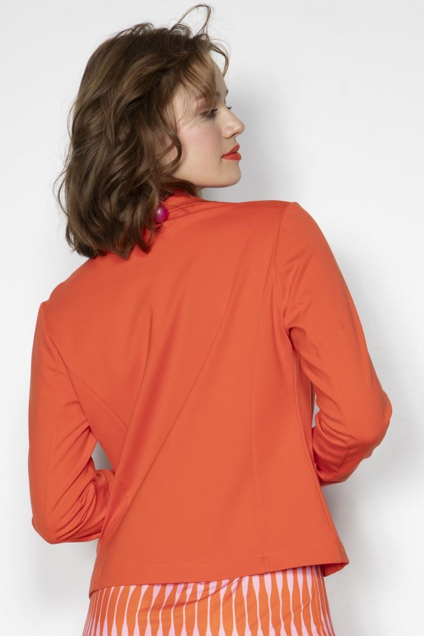 Marivie Blazer Short Orange Blazer