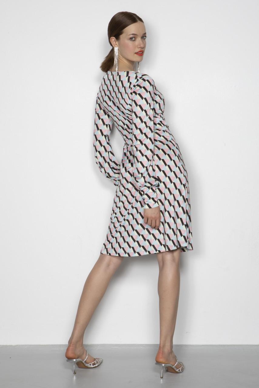 Marivie Dare You Triangle Black Dress