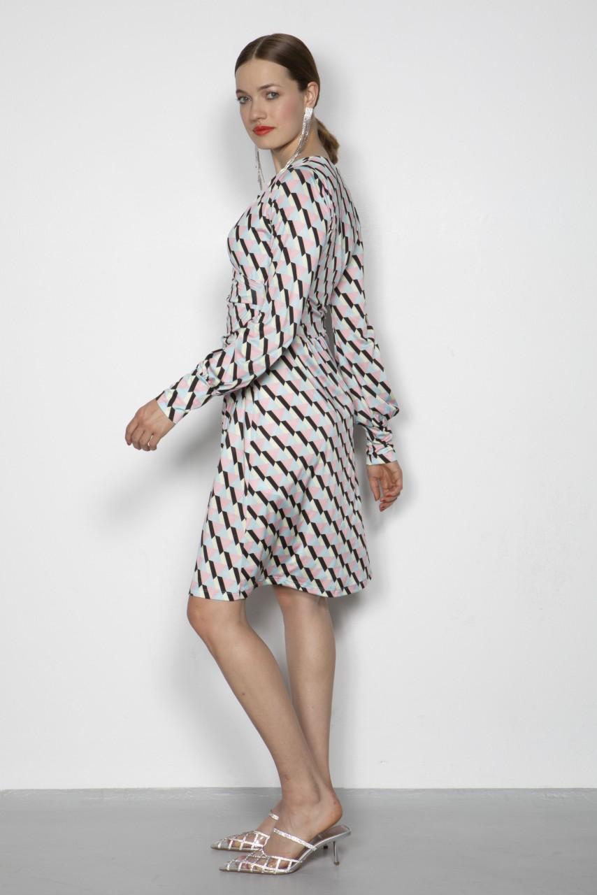 Marivie Dare You Triangle Black Dress