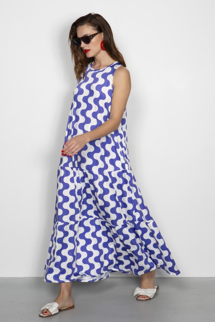 Marivie Darling waves creme/violet Dress