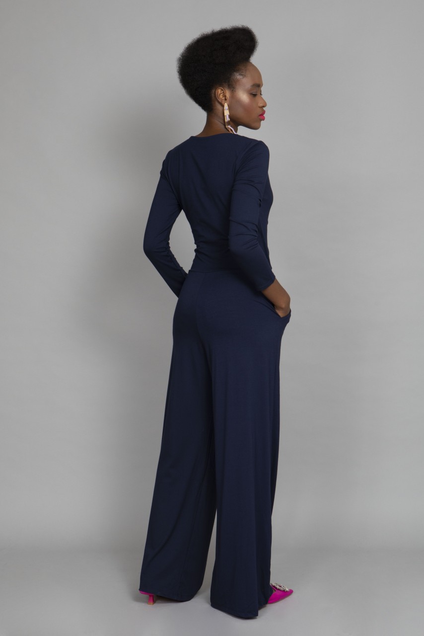 Marivie Jump In Wavy Lilac/white Jumper