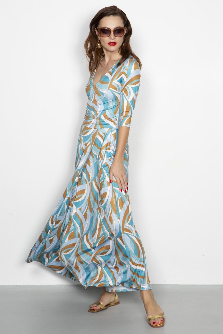 Marivie Magic Swearly Türkis Dress