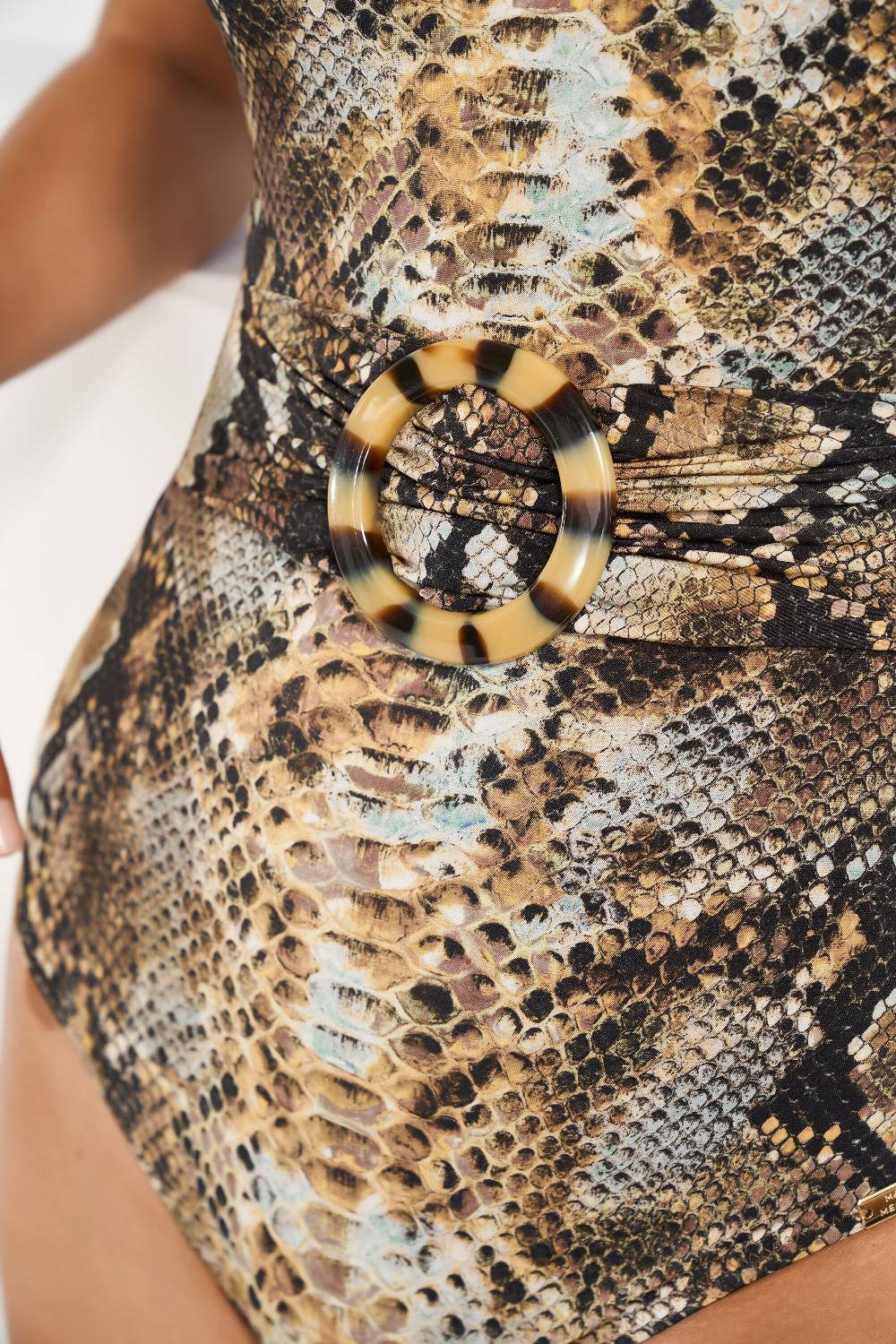 Maryan Mehlhorn BELTED SWIMSUIT