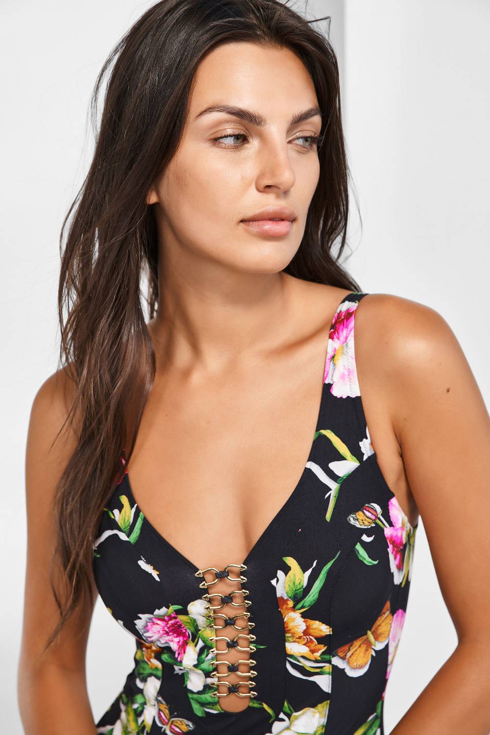 Maryan Mehlhorn CORSAGE SWIMSUIT